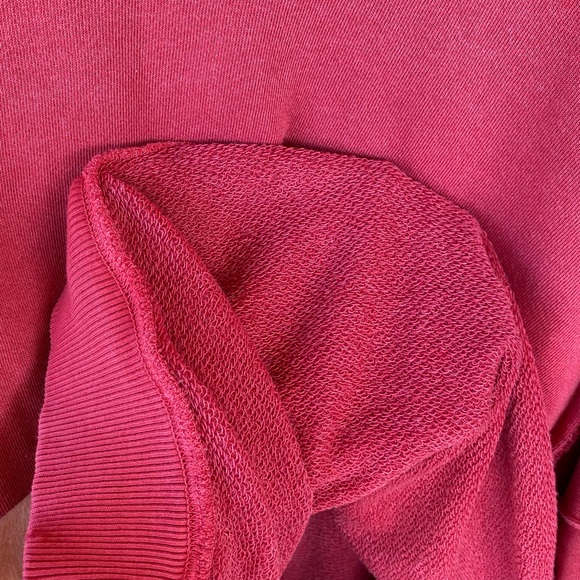 NWOT Free People Red Camden Sweatshirt - Picture 14 of 16